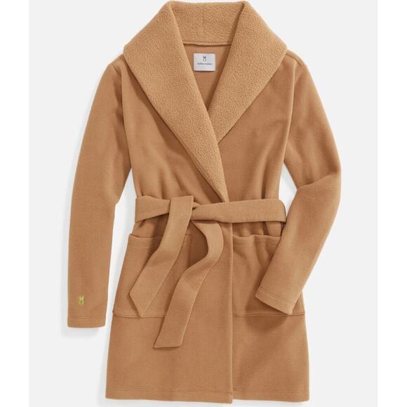 Dudley Stephens Cassidy Belted Cardigan Coat Jacket Black Fleece Minimalist XXL - Picture 11 of 11